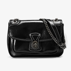 Women's Retro Messenger Bag with Classic Wallet Satchel