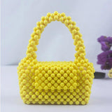 Beaded Acrylic Mini Square Bag for Women