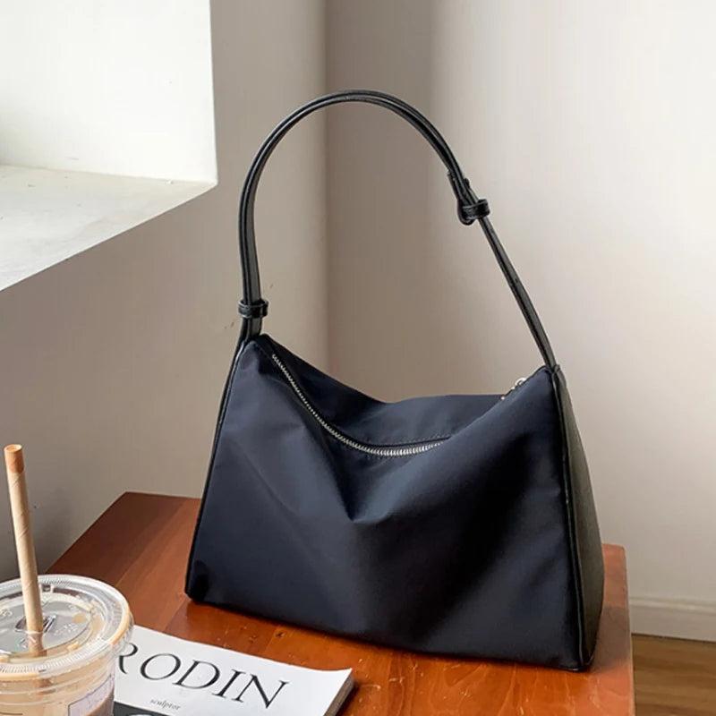 Nylon Splicing Large Capacity Women's Bag Shoulder Handbag