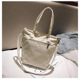 Casual Wind Canvas Shoulder Bag Single Satchel Handbag