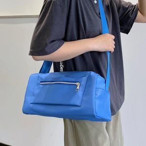 Waterproof Nylon Sports Gym Bag Women Large Capacity Fitness Yoga Shoulder Bag