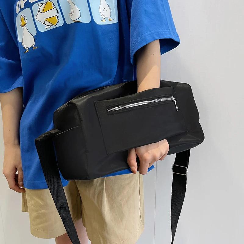 Waterproof Nylon Sports Gym Bag Women Large Capacity Fitness Yoga Shoulder Bag