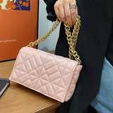 Chain Shoulder Bags Embroidery Thread Cross Body Bag