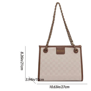 Women's Shoulder Bag Crossbody Texture Handbag PU Leather Buckle