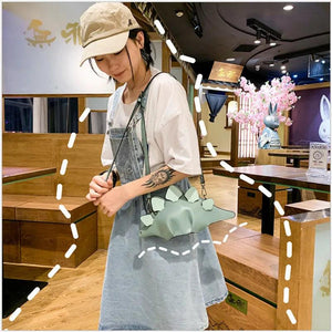 Cartoon Dinosaur Animal Shoulder Bag for Women