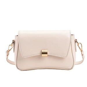 Solid Flap Bags Square Crossbody Bags PU Leather Women's Handbag