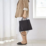 Nylon Business Briefcase Female Lightweight Waterproof Handbag