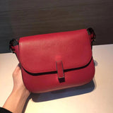 Temperament Top Cowhide Women's Shoulder Bag