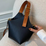Vintage Bucket Crossbody Bag for Women Handbags and Purses