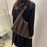 Large Capacity Leather Crossbody Bag for Women Shoulder Handbag