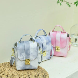 Pink Leather Cell Phone Purse Shoulder Bag for Women