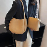 Small PU Leather Shoulder Bag for Women Composite Bag Handbags