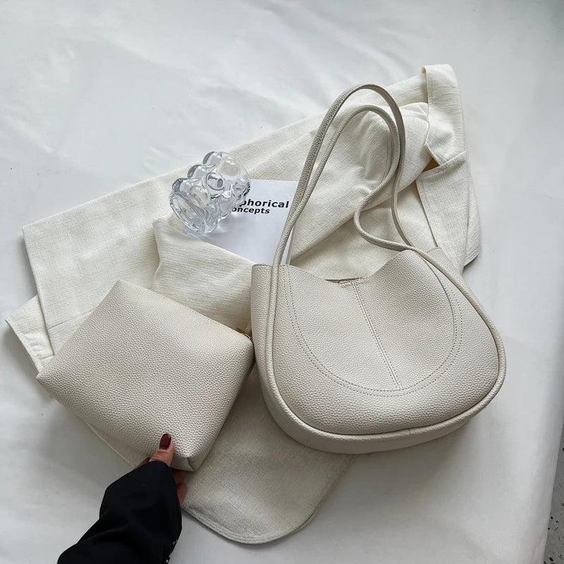 Small PU Leather Shoulder Bag for Women Composite Bag Handbags