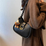 Half Moon Crossbody Shoulder Bags For Women Large Capacity Bucket Work