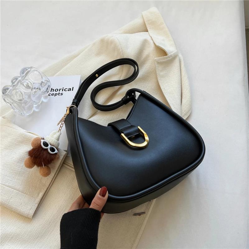 Half Moon Crossbody Shoulder Bags For Women Large Capacity Bucket Work