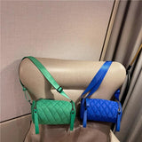Cylindrical Crossbody Bag Lady Nylon Purse Small Single-Shoulder