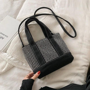 Diamond Stitching Large-Capacity Handbag for Women