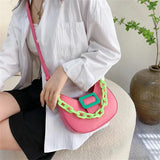 Panelled Tote Shoulder Bags Chain Armpit Bag Femininas Clutch