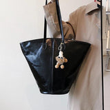 Large Capacity Shoulder Bags For Women Totes Handbags PU Leather