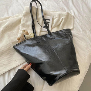 Large Capacity Shoulder Bags For Women Totes Handbags PU Leather