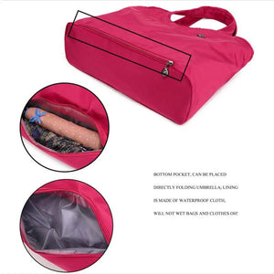 Nylon Cloth Shoulder Handbag Multi-Pocket Mother Bag