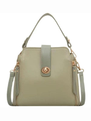 Women's Pu Leather Crossbody Bag Top Handle Shoulder Bag