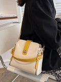 Women's Pu Leather Crossbody Bag Top Handle Shoulder Bag