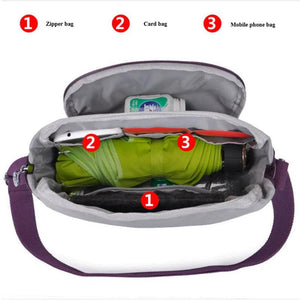 Mother's Messenger Bag Canvas Nylon Grandma Business Wallet