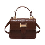 CGCBAG Square Shoulder Bag PU Leather Female Crossbody Bags