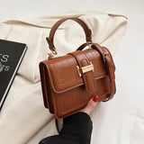 CGCBAG Square Shoulder Bag PU Leather Female Crossbody Bags