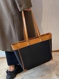 Large Capacity Women's Tote Bag Casual Shopper Underarm Shoulder Bag