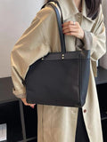 Large Capacity Women's Tote Bag Casual Shopper Underarm Shoulder Bag