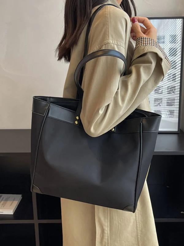 Large Capacity Women's Tote Bag Casual Shopper Underarm Shoulder Bag