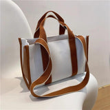 Canvas Women Handbag Large Capacity Crossbody Tote Shopper Purse