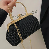 Rhinestone Women's Handbag Chain Shoulder Messenger Bag