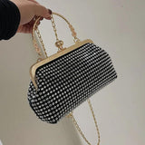 Rhinestone Women's Handbag Chain Shoulder Messenger Bag