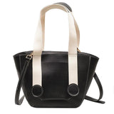 Women's Retro Pu Leather Tote Bag Crossbody Shoulder Handbag
