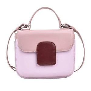 Panelled Pattern Shoulder Bags for Women Small Flap Handbags