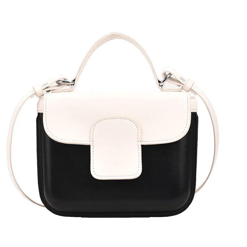 Panelled Pattern Shoulder Bags for Women Small Flap Handbags