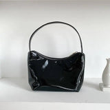 Women's Solid Shoulder Underarm Bag Casual Pillow Bag