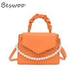 Vintage Beaded Top-handle Bag for Women