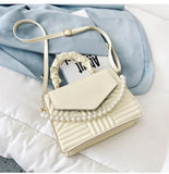 Vintage Beaded Top-handle Bag for Women