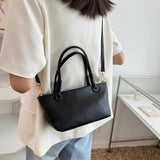 Summer Crossbody Tote Handbags Solid Color Shoulder Bag for Women