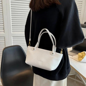 Summer Crossbody Tote Handbags Solid Color Shoulder Bag for Women