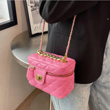 Small PU Leather Crossbody Bag with Handle Totes Women's Handbag