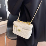 Small PU Leather Crossbody Bag with Handle Totes Women's Handbag