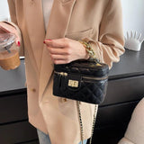 Small PU Leather Crossbody Bag with Handle Totes Women's Handbag