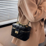 Small PU Leather Crossbody Bag with Handle Totes Women's Handbag