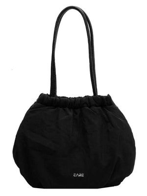Pleated Women's Shoulder Bag Large Capacity Shopper Handbags