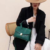 Crocodile Small Women Handbag Single Shoulder Bag